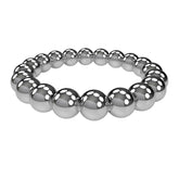 BDStyle Meridian Stainless Steel Mens Beaded Cock Rings Steel Cock Rings